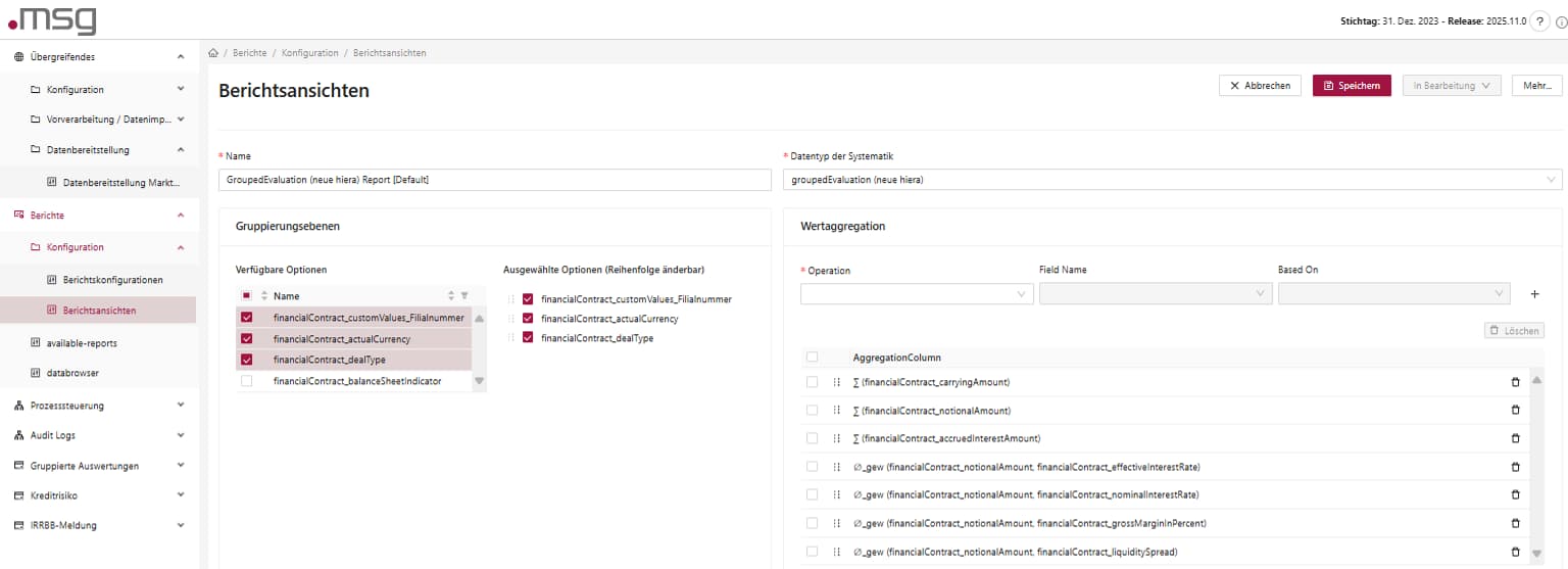 Data platform - Data reports