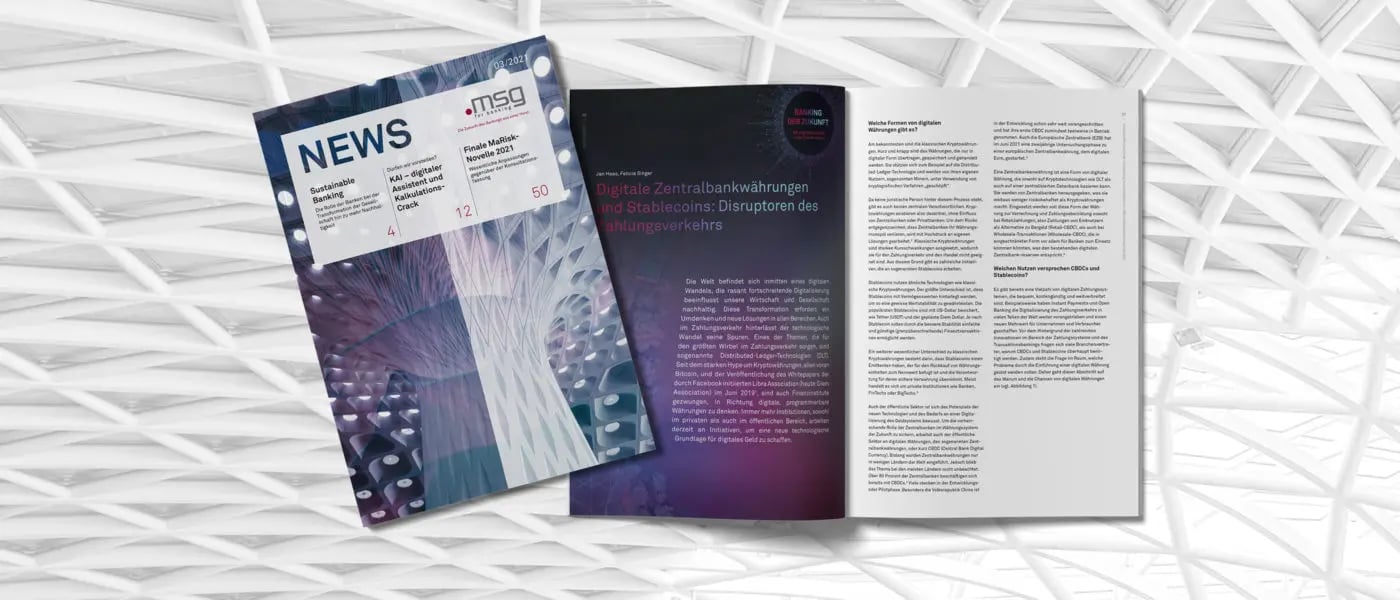 Digitale Zentralbankwährungen und Stablecoins: Disruptoren des Zahlungsverkehrs