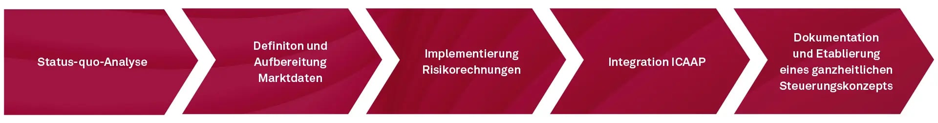 Idealtypisches Projektvorgehen Implementierung Kreditspreadrisiko-Messung und -Steuerung (CSRBB)