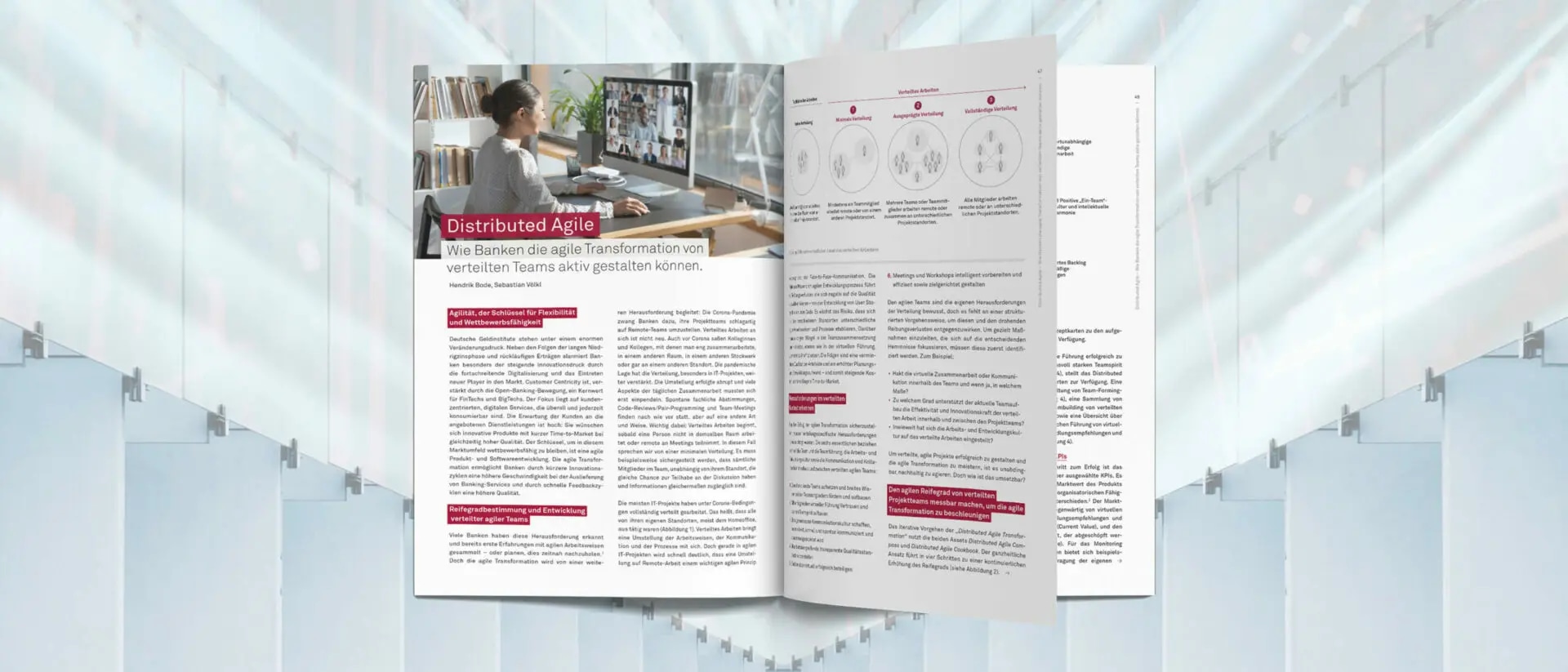 Distributed Agile. Wie Banken die agile Transformation von verteilten Teams aktiv gestalten können
