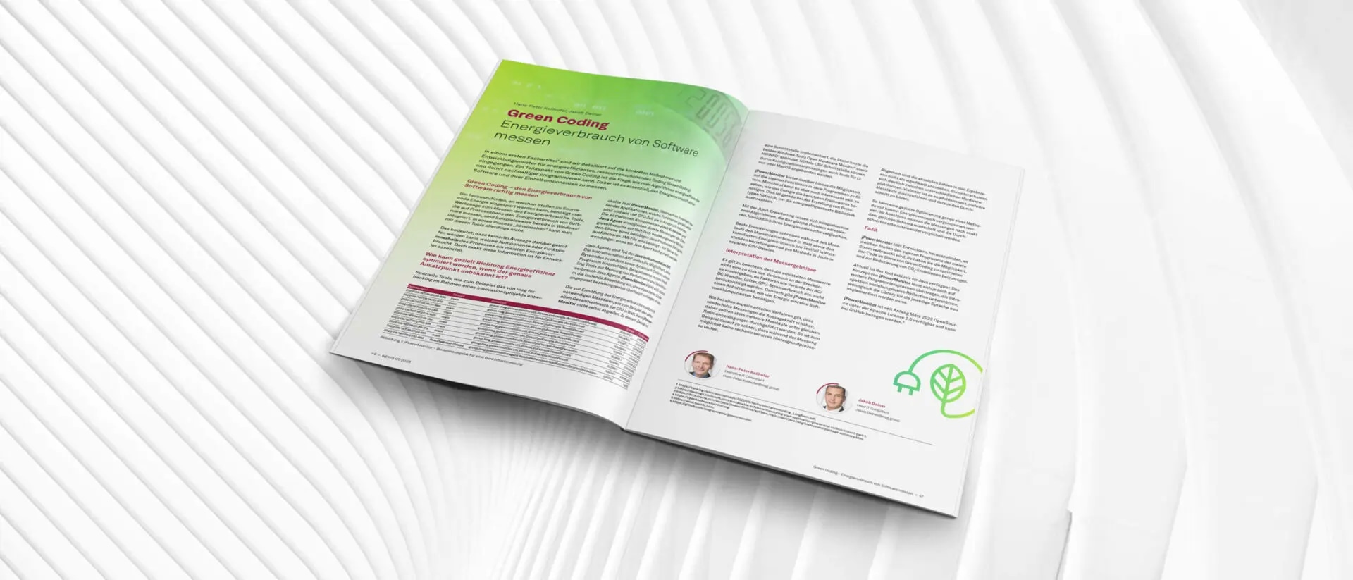 Green Coding: Energieverbrauch von Software messen (NEWS 01/2023)