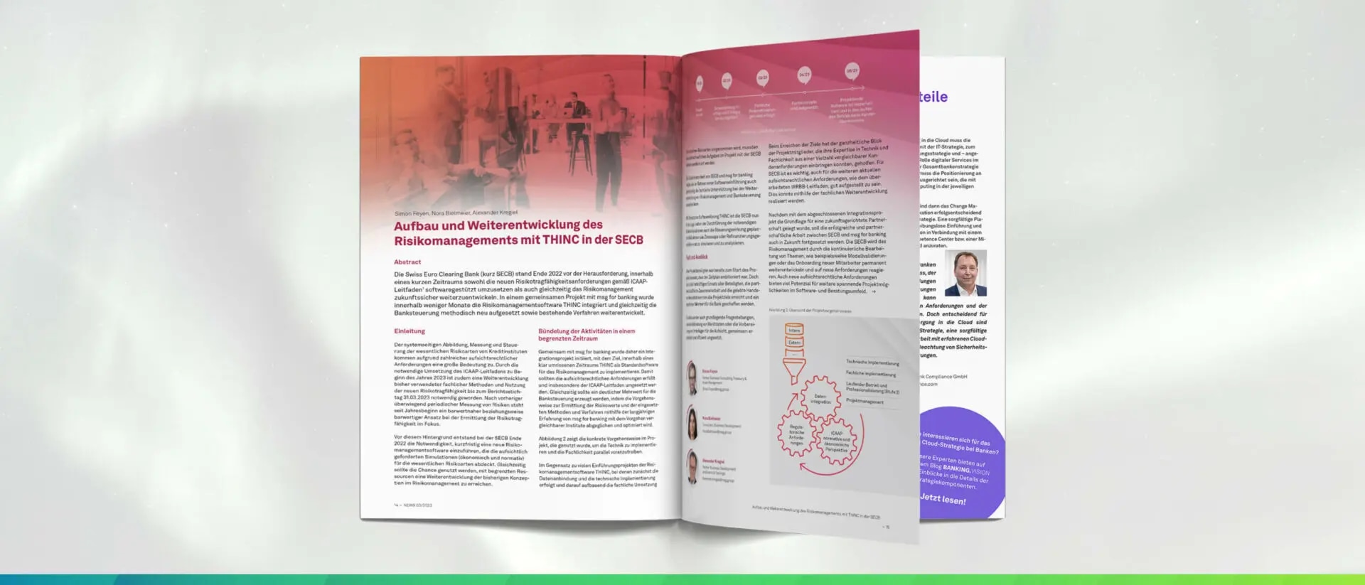 Aufbau und Weiterentwicklung des Risikomanagements mit THINC in der SECB (NEWS 03/2023)