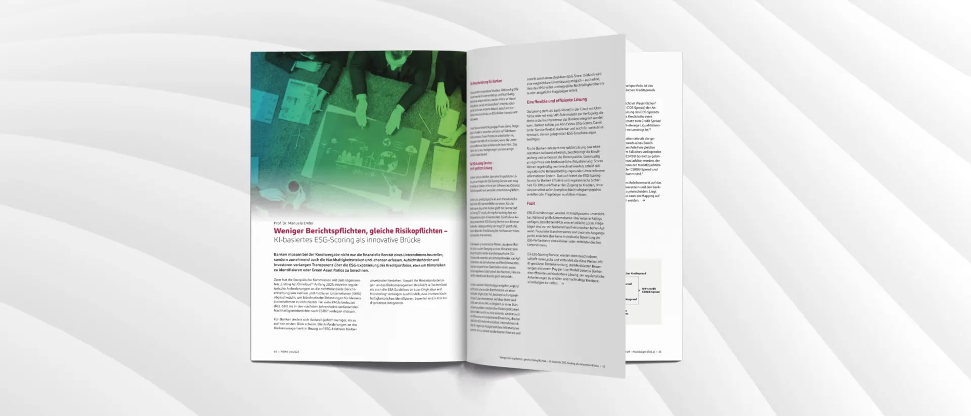 Weniger Berichtspflichten, gleiche Risikopflichten – KI-basiertes ESG-Scoring als innovative Brücke
