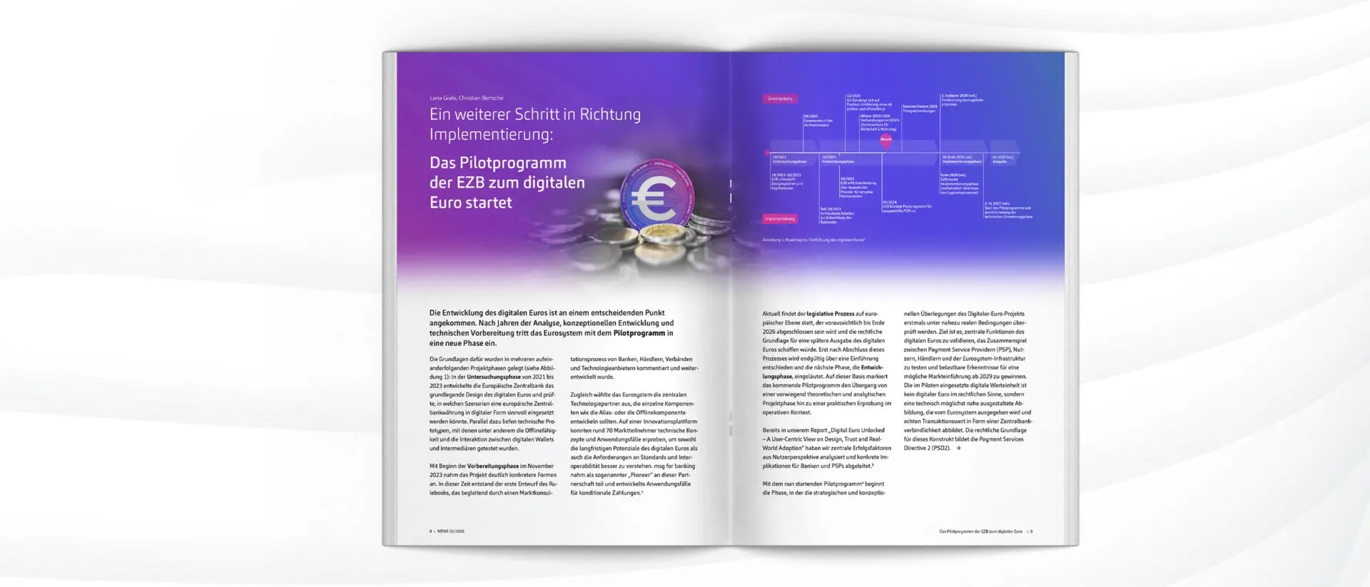 Ein weiterer Schritt in Richtung Implementierung: Das Pilotprogramm der EZB zum digitalen Euro startet