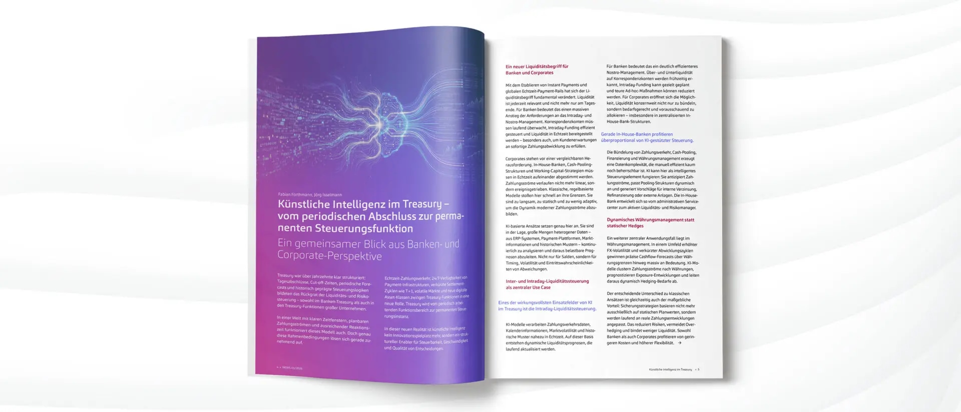Künstliche Intelligenz im Treasury – vom periodischen Abschluss zur permanenten Steuerungsfunktion