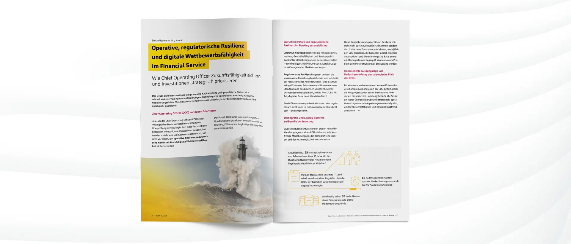 Operative Resilienz, regulatorische Resilienz und digitale Wettbewerbsfähigkeit im Financial Service