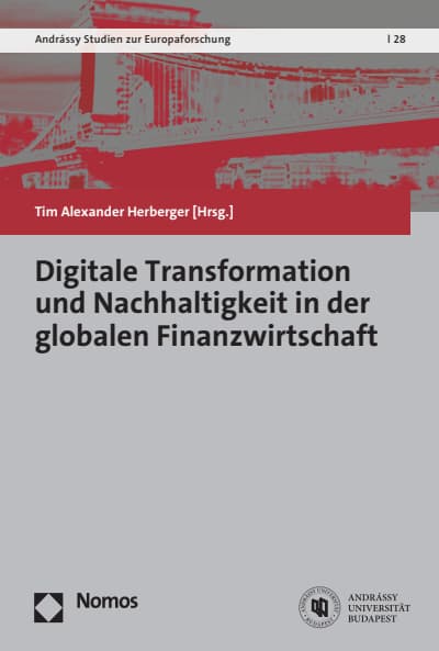 Fachbuch digitale Transformation und Nachhaltigkeit in der globalen Finanzwirtschaft