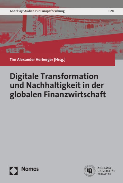 Fachbuch digitale Transformation und Nachhaltigkeit in der globalen Finanzwirtschaft