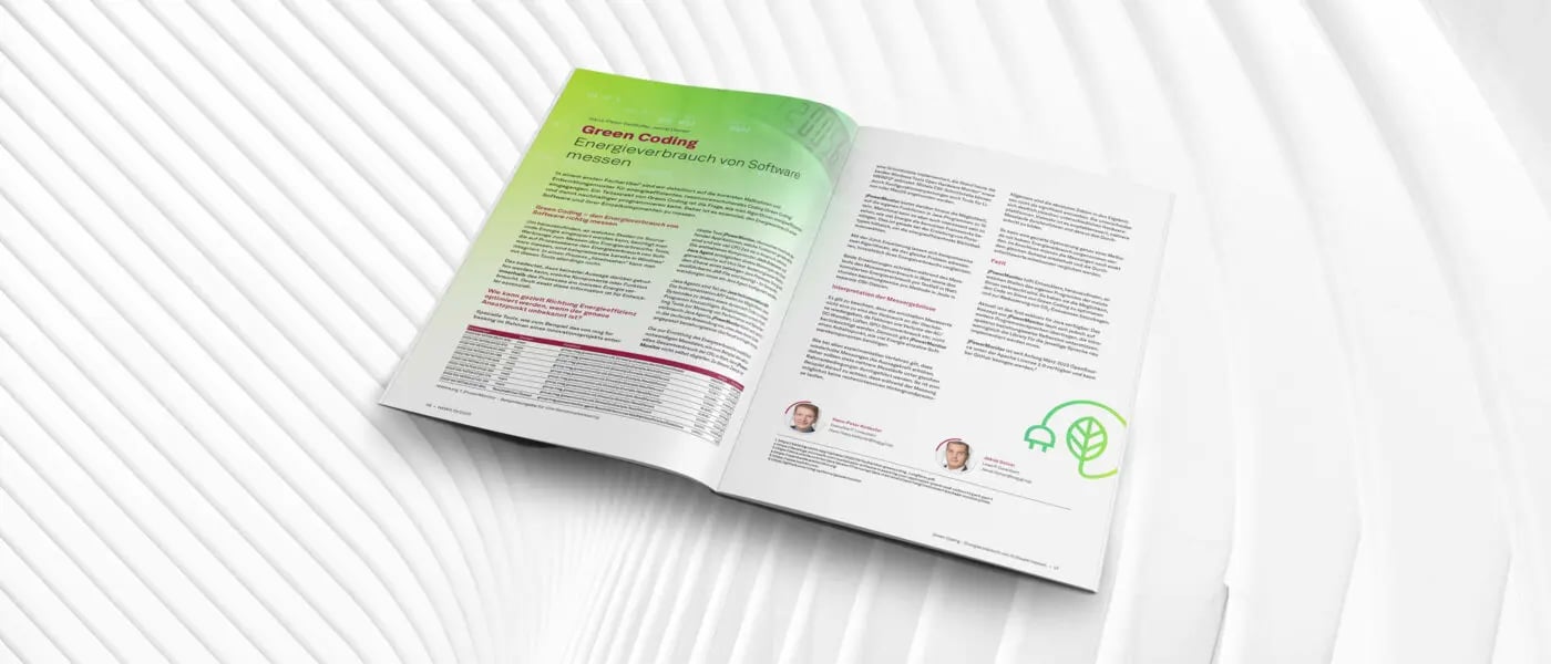 Green Coding: Energieverbrauch von Software messen (NEWS 01/2023)