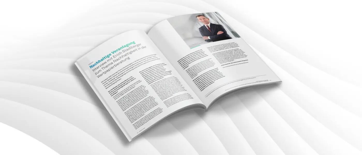 Interview zum Thema „Nachhaltige Veranlagung“