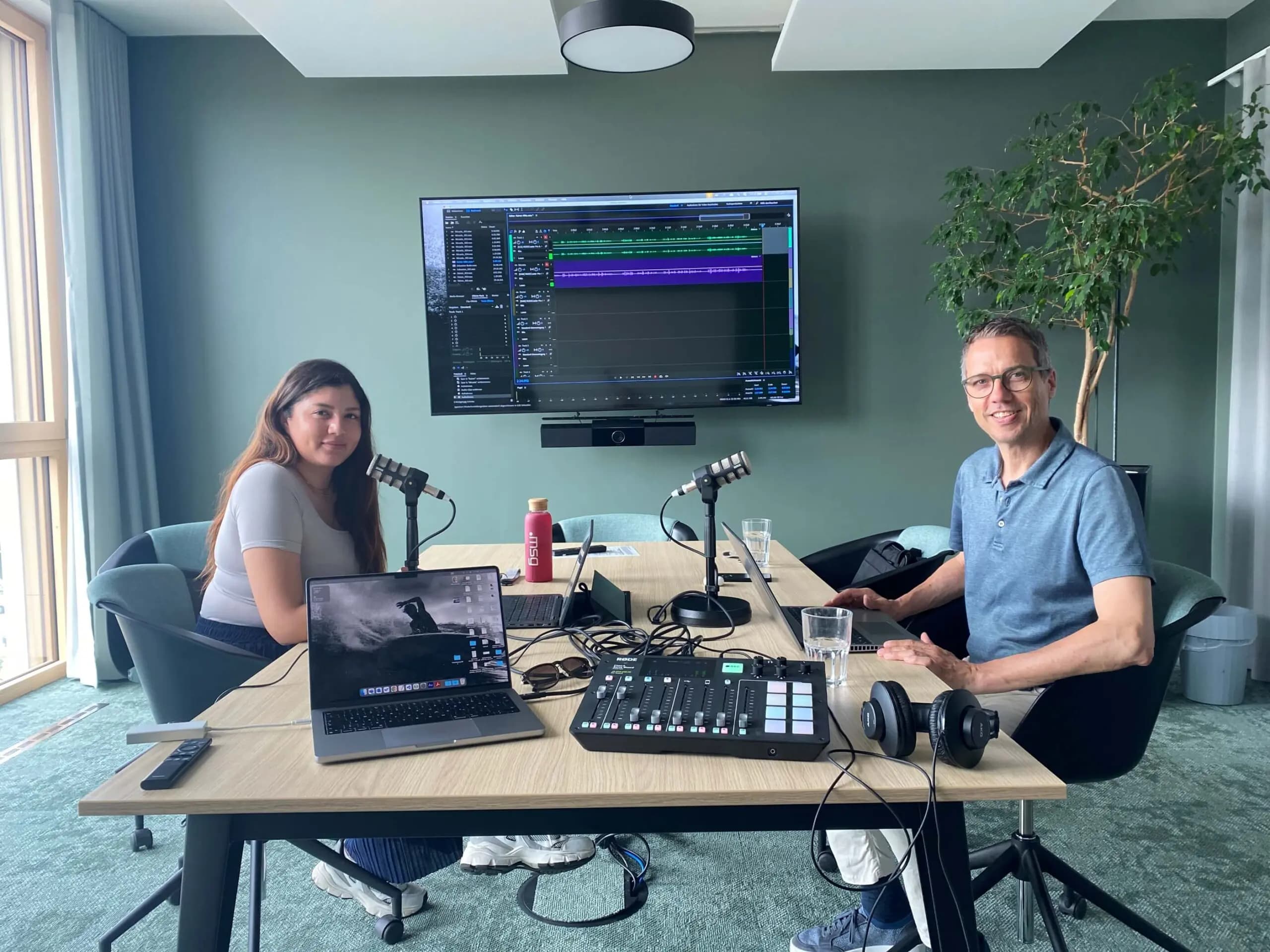 Audioaufnahmen mit Rainer Alfes und Micaela Hernandez Castillo zum Thema 8. MaRisk-Novelle und CSRBB