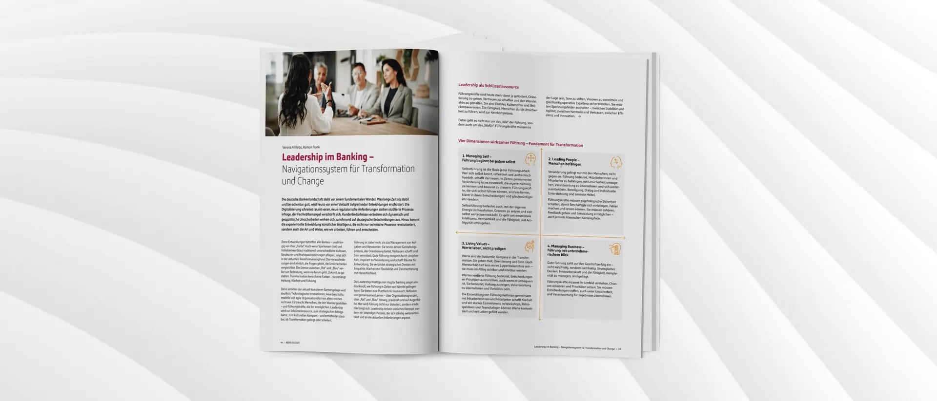 Leadership im Banking – Navigationssystem für Transformation und Change