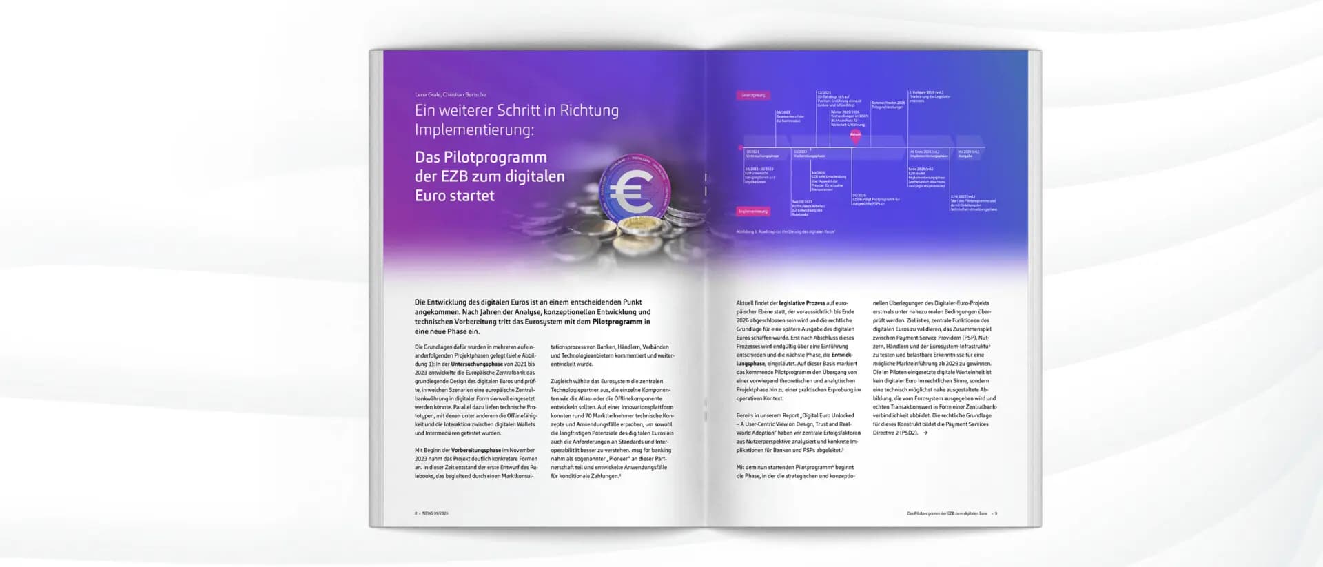 Ein weiterer Schritt in Richtung Implementierung: Das Pilotprogramm der EZB zum digitalen Euro startet